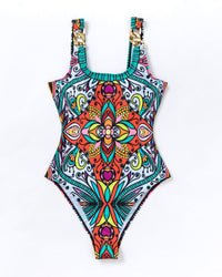 Combinaison de Bain à motifs Floraux de Plage