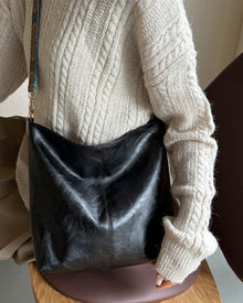 Sac seau vintage à bandoulière de grande capacité