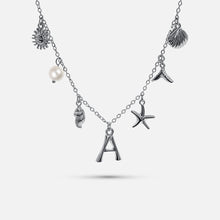 Collier Océan avec Lettre en Argent