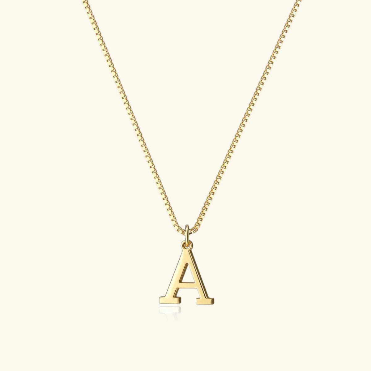 Collier en Or avec Lettre Initiale