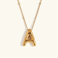Collier en Or avec Initiale Balloon