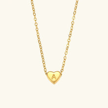 Collier en Or avec Initiale en Cœur