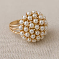 Bague de Perles Incrustées