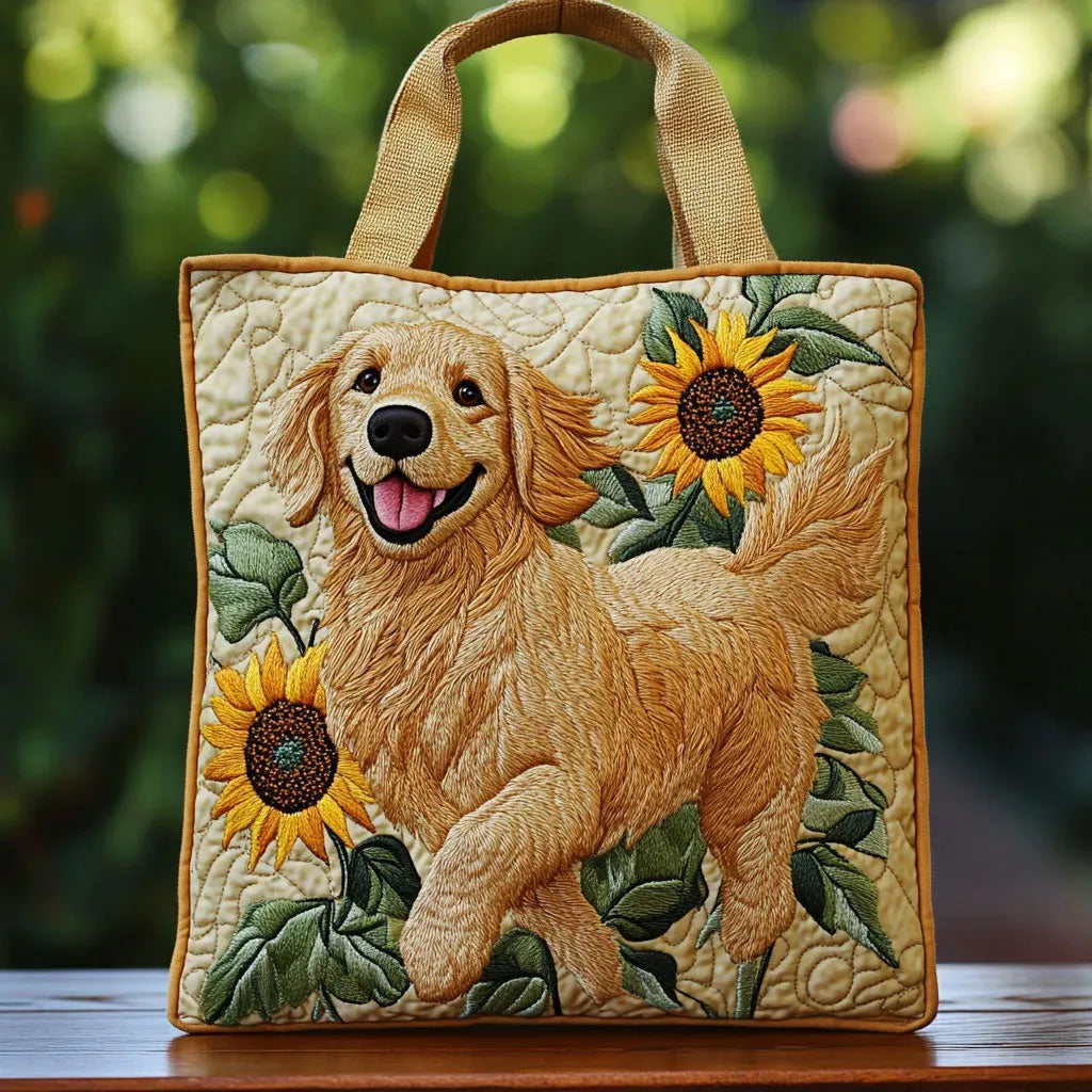 Sac Femme avec Golden Retriever – Deux Tailles