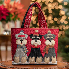 Sac à Main Femme avec trio de Schnauzer – Deux Tailles