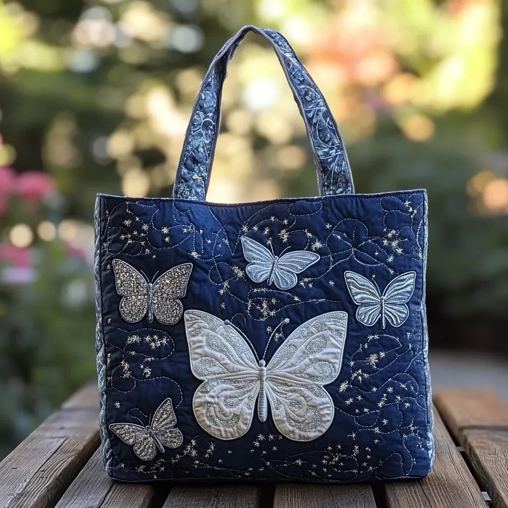 Sac artisanal papillon argent – Élégant et Pratique