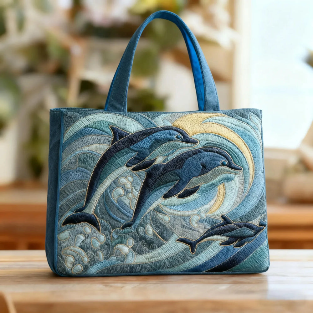 Sac artisanal dauphin de l'océan – Collection Finale