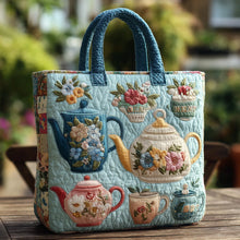 Sac Floral Matelassé Motif Printanier – Deux Tailles