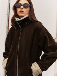 Silvana | Veste vintage marron pour femme
