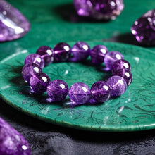 Bracelet Valeria en Perles Violettes