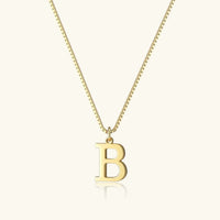 Collier en Or avec Lettre Initiale