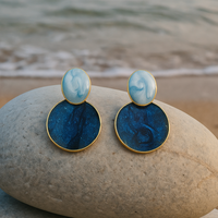 Boucles d'oreilles Ciel et Fond de Mer
