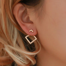 Boucles d'oreilles plaquées or avec plusieurs couches