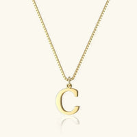 Collier en Or avec Lettre Initiale