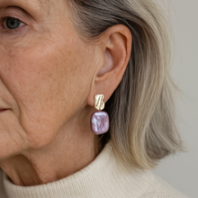 Boucles d'oreilles élégantes en or avec des perles baroques