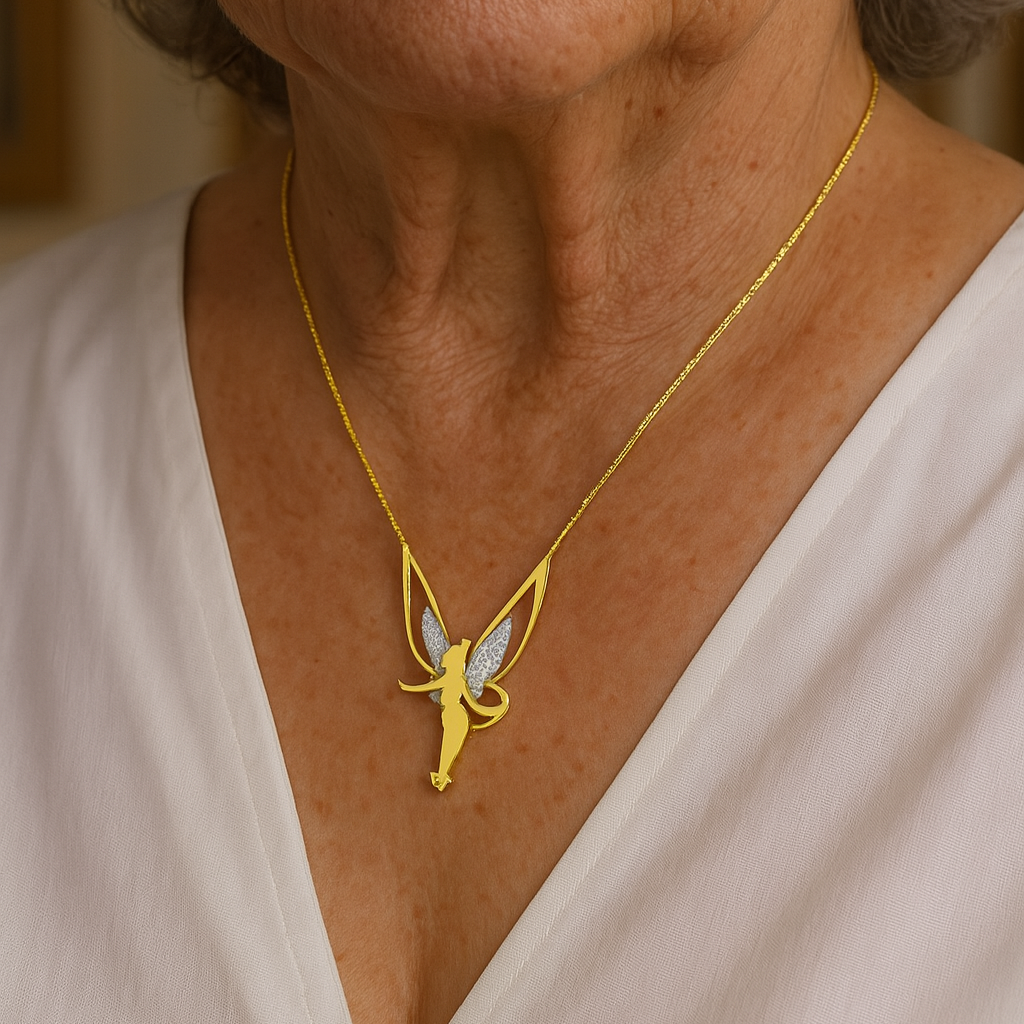 Collier Fata en or et argent