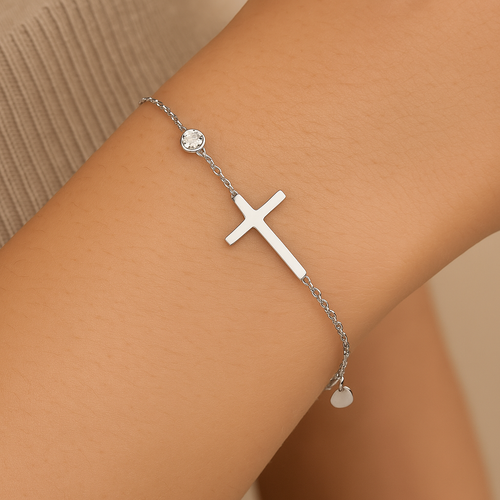 Bracelet Cœur Argenté Faith