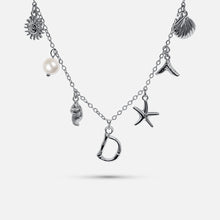 Collier Océan avec Lettre en Argent