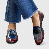 Claudia™ | Mocassins à Contraste