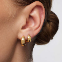 Boucles d'Oreilles Créoles Élégantes | Or