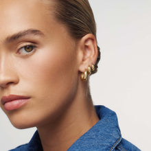 Boucles d'oreilles Anneau Reine | Or