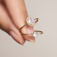 Bague Pierre de Lune Musa | Or