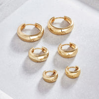 Boucles d'oreilles Argolla Lumière | Or