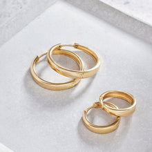Boucles d'oreilles en anneau Gia | Or