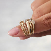 Bague Dôme Élégante | Or