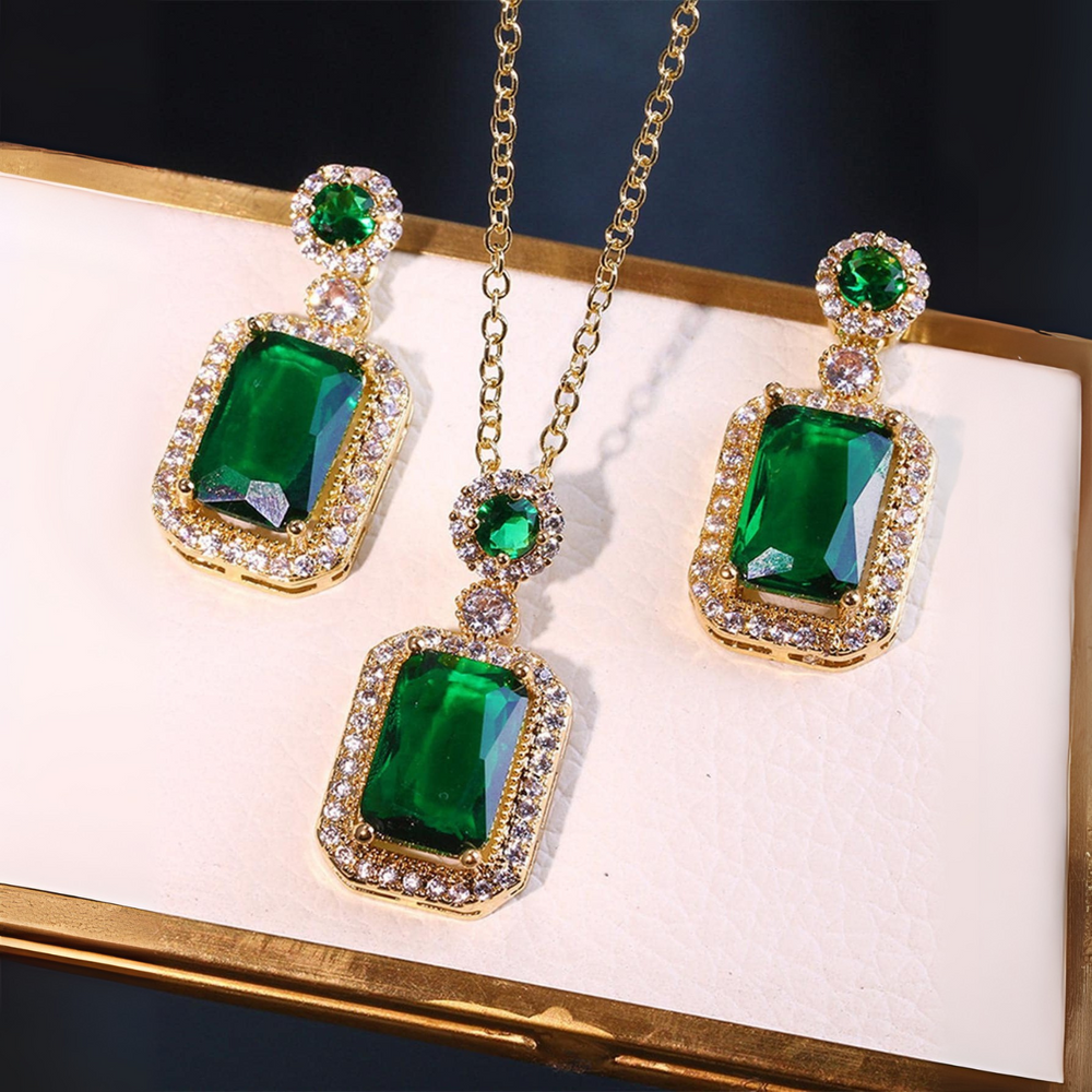 Ensemble de Bijoux Mariselle Or Élégant