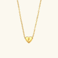 Collier en Or avec Initiale en Cœur