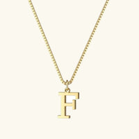 Collier en Or avec Lettre Initiale