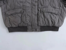Swara | Veste Bomber Grise Coupe Ample et Tendance pour Femme