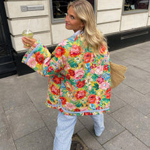 Elsa | Veste à motif floral avec doublure chaude pour femme