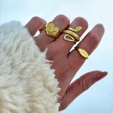 Bague Ange en Forme de Cœur