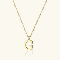 Collier en Or avec Lettre Initiale