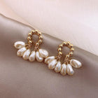 Boucles d'oreilles avec perles baroques