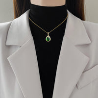 Ensemble de Bijoux Émeraude Aurora
