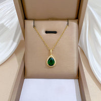 Ensemble de Bijoux Émeraude Aurora