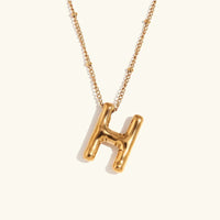 Collier en Or avec Initiale Balloon
