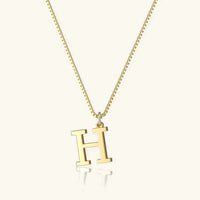 Collier en Or avec Lettre Initiale