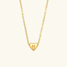 Collier en Or avec Initiale en Cœur