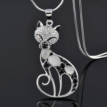 Collier Gatitos del Amor en argent avec zircon