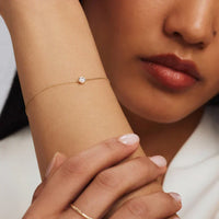 Bracelet Diamant de Pierre | Or Blanc