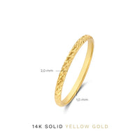Bague Ameline Enrejado | Or