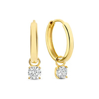 Ensemble de Boucles d'Oreilles Larmes de Lune | Or