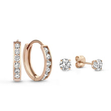 Ensemble de Boucles d'Oreilles Pierres Célestes | Or
