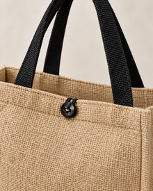 Sac à bandoulière grande capacité en lin portable