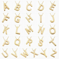 Collier avec Initiale en Or