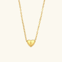 Collier en Or avec Initiale en Cœur